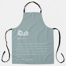 Dusky Blue Pappa Dictionary Anpassningsbar Gift