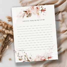 Dusky Fall Blommigt Advice for Morsa Baby Shower