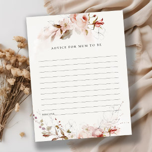 Dusky Fall Blommigt Advice for Morsa Baby Shower
