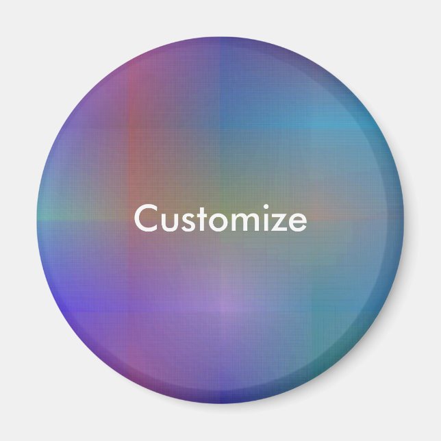 Dusky Färg I - mall Magnet (Framsidan)