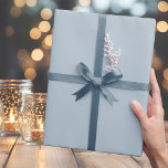 Dusky Light Winter Blue Wrapping Papper Presentpapper<br><div class="desc">Dusky Light Winter Blue - Julaftonsvepning Papper minimalistisk Julljus Blue</div>