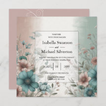 Dusky Petals och Soft Serenity Blommigt Bröllop