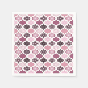 Dusky Ro Dot Mandalas Ogee Patchwork Papercraft Pappersservett
