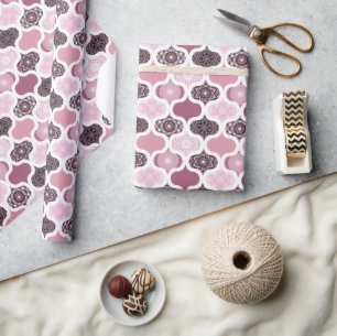 Dusky Ro Dot Mandalas Ogee Patchwork Presentpapper