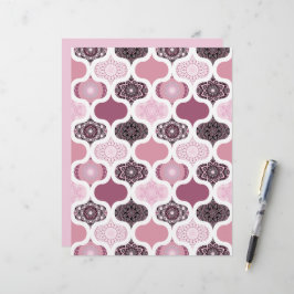 Dusky Ro Dot Mandalas Patchwork Scrapbook Papper