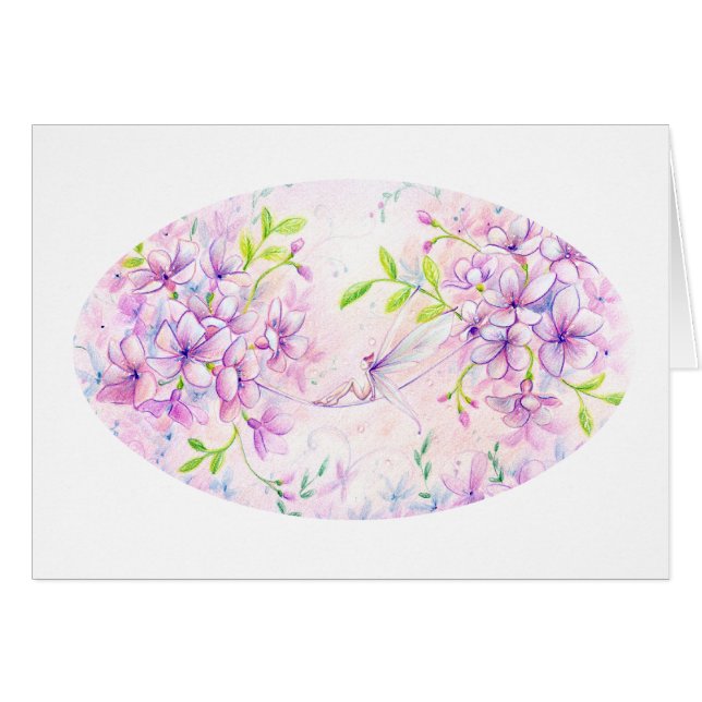 Dusky Rosa Card OBS Kort (Framsidan Horizontal)