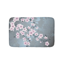 Dusky Rosa Grayish Blue Cherry Blommar Blommigt