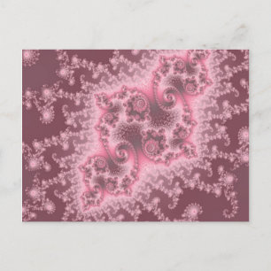 Dusky Rosa Jellyfish Postcard Vykort