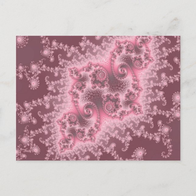 Dusky Rosa Jellyfish Postcard Vykort (Framsida)