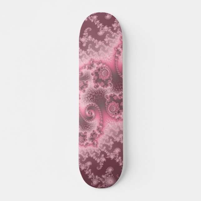 Dusky rosa manetSkateboard Old School Skateboard Bräda 21,6 Cm (Framsida)