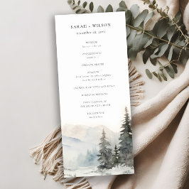 Dusky Winter Snö Mountain Landscape Program