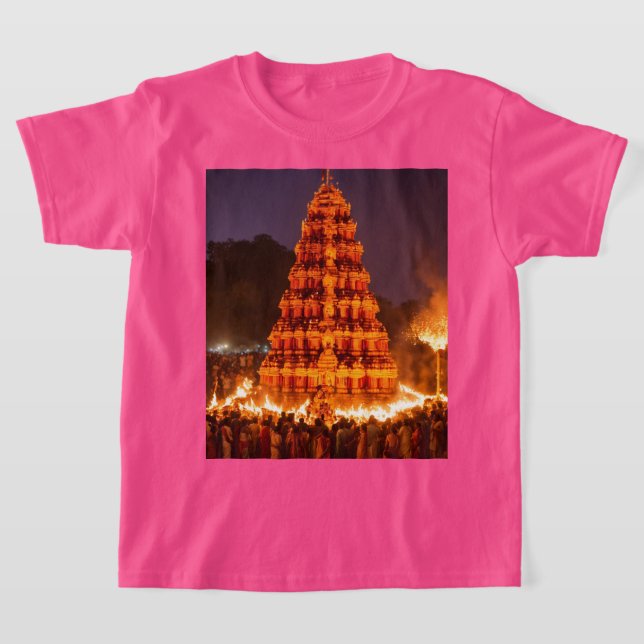 "Dussehra: A Firande of Truth T Shirt (Laydown)
