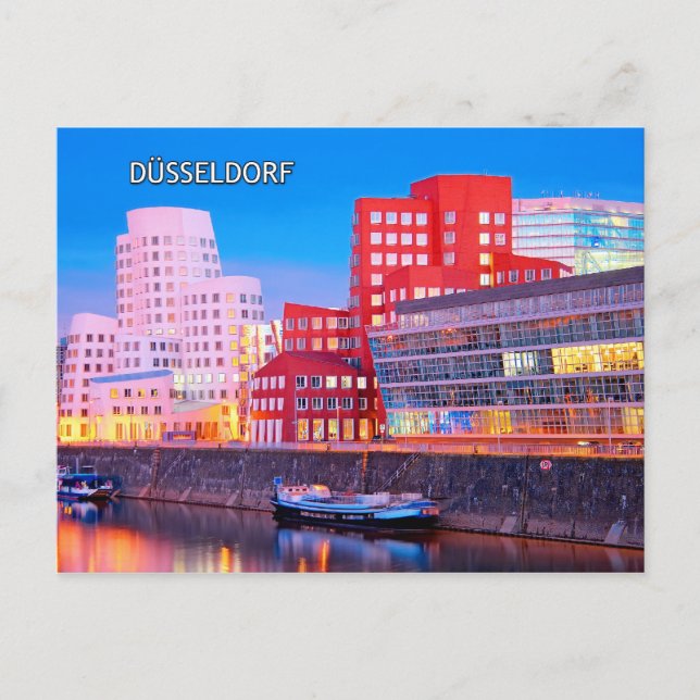 Düsseldorf 02E Vykort (Framsida)