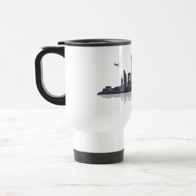 Düsseldorf City Skyline Tasse / Mug / Kaffeepott Resemugg (Vänster)