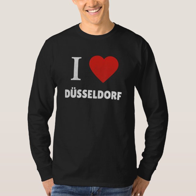 Dusseldorf Dialect Rhine Westphalia Germany Souven T Shirt (Framsida)