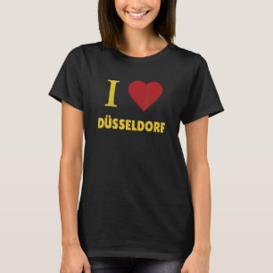 Düsseldorf Dialekt Rhinen Westfalen Tyskland Suven T Shirt