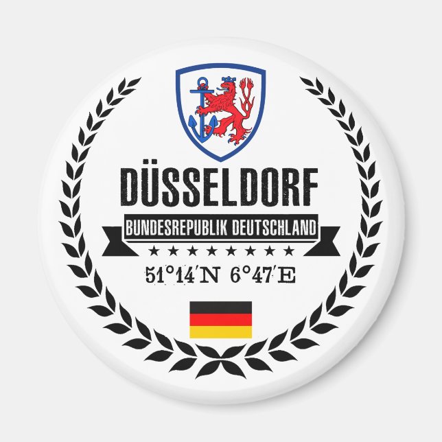 Düsseldorf Magnet (Framsidan)