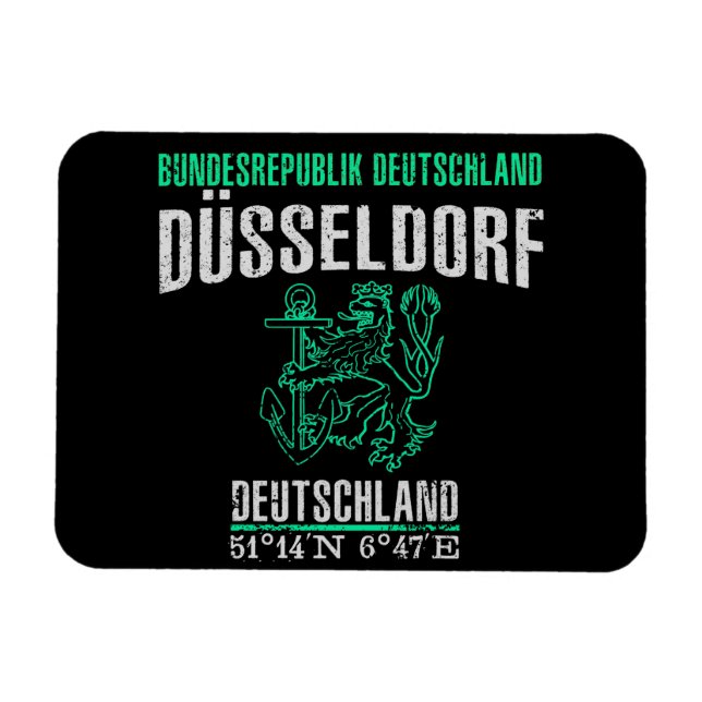 Düsseldorf Magnet (Horisontell)