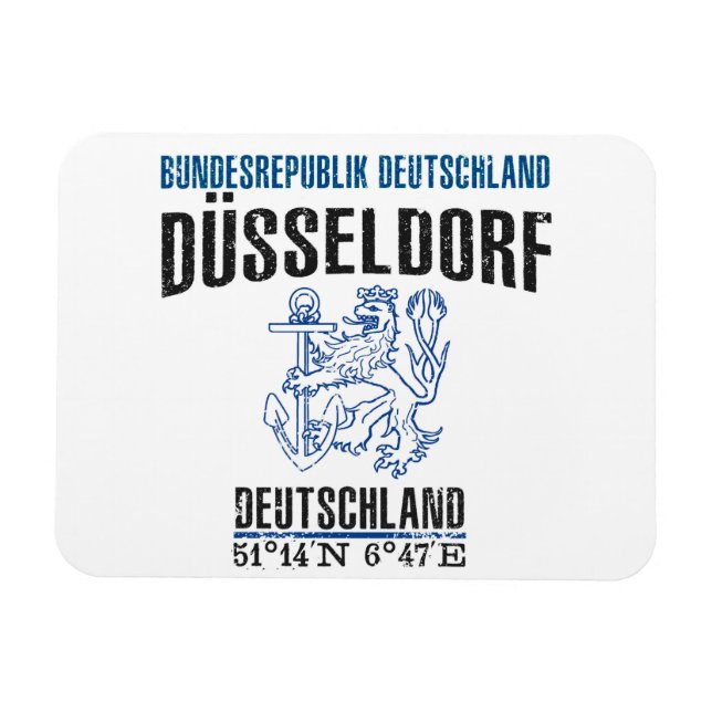 Düsseldorf Magnet (Horisontell)