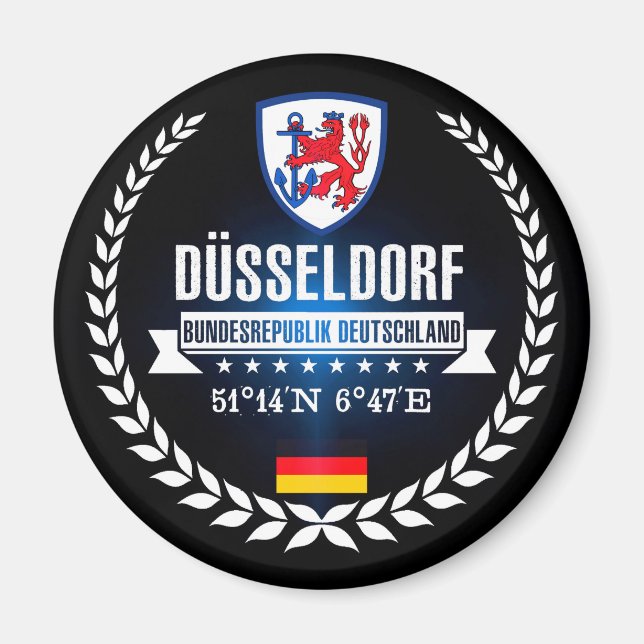 Düsseldorf Magnet (Framsidan)