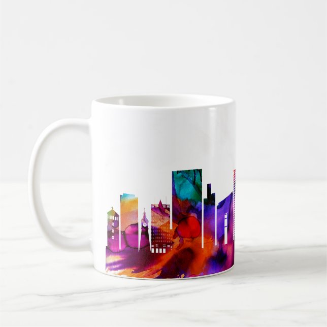 Dusseldorf Skyline Kaffemugg (Vänster)