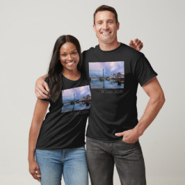 Dusseldorf Skyline Tyskland Helgdag Sunset Souveni T Shirt
