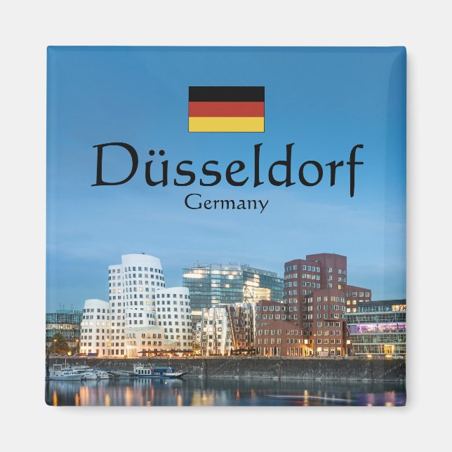 Dusseldorf Souvenir Magnet (Framsidan)