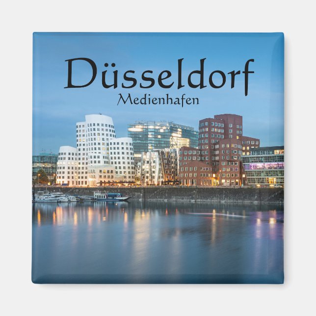 Dusseldorf Souvenir Magnet (Framsidan)