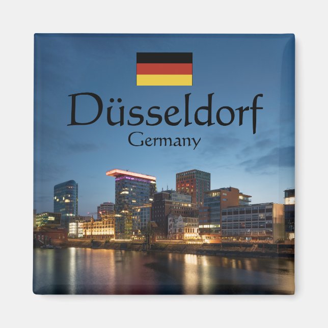 Dusseldorf Souvenir Magnet (Framsidan)