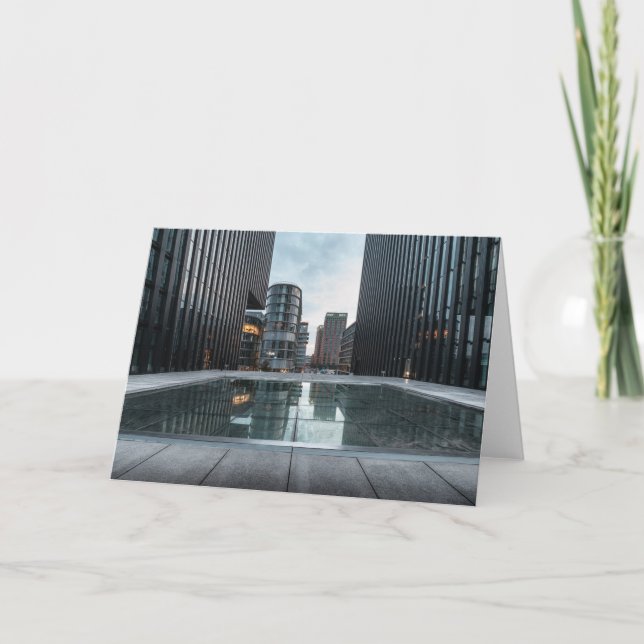 Düsseldorf Tyskland Kort (Framsida)