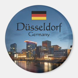 Düsseldorf Tyskland Magnet