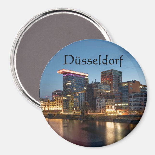 Düsseldorf Tyskland Magnet (Front/Back)