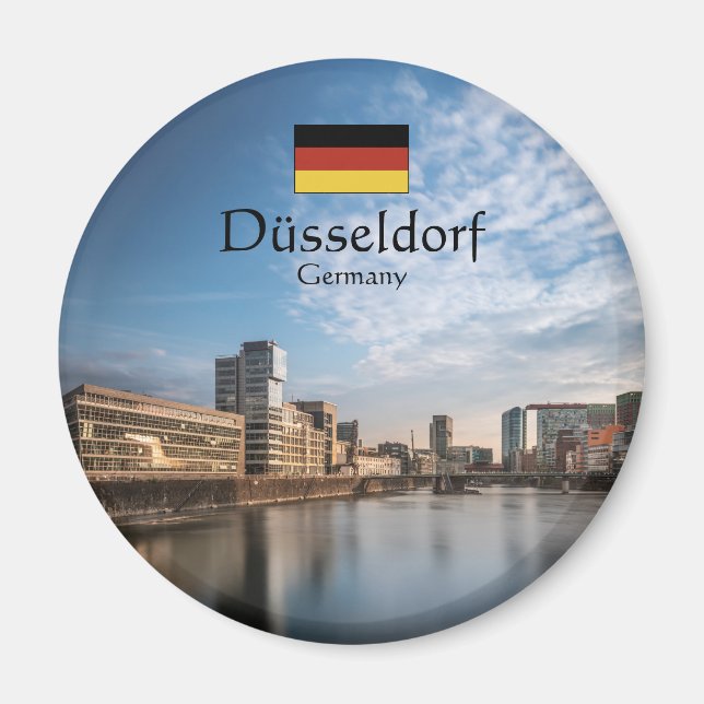 Dusseldorf Tyskland Magnet (Framsidan)