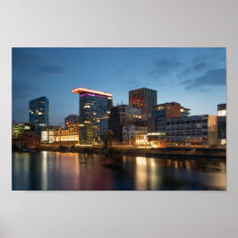 Düsseldorf Tyskland Poster