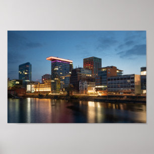 Düsseldorf Tyskland Poster