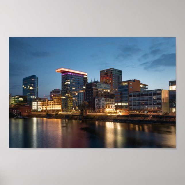 Düsseldorf Tyskland Poster (Framsidan)