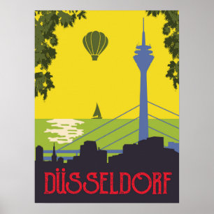 Dusseldorf, Tyskland Poster