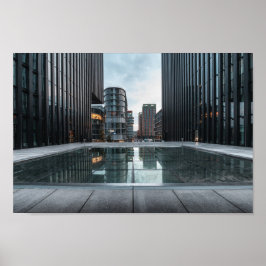 Düsseldorf Tyskland Poster