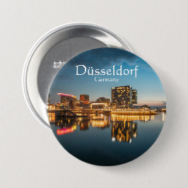 Dusseldorf Tyskland Souvenir Knapp