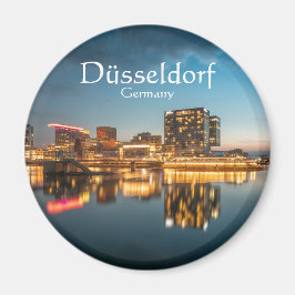 Dusseldorf Tyskland Souvenir Magnet