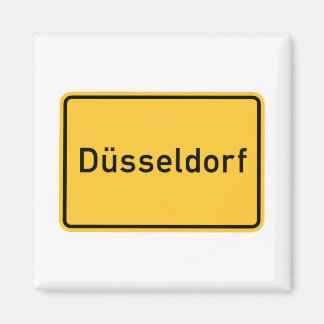 Düsseldorf, Tyskland vägskylt Magnet