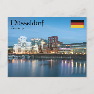 Düsseldorf Tyskland Vykort