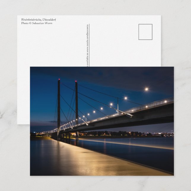 Düsseldorf Tyskland Vykort (Fram/baksida)