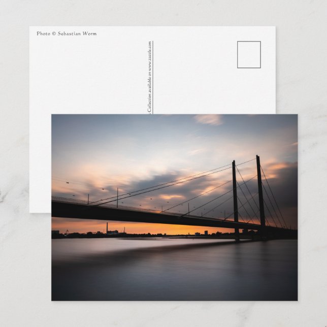 Düsseldorf Tyskland Vykort (Fram/baksida)