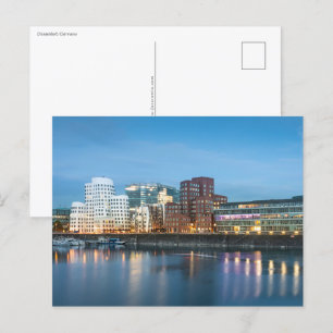 Düsseldorf Tyskland Vykort