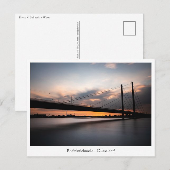 Düsseldorf, Tyskland Vykort (Fram/baksida)