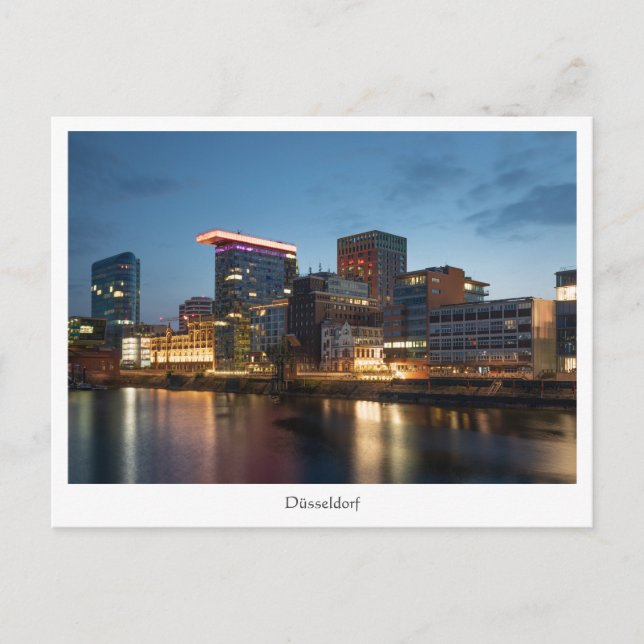 Düsseldorf Tyskland Vykort (Framsida)