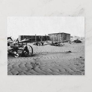 Dust Bowl 1935. Vykort