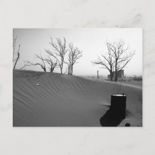 Dust Bowl Farm - Westerna Oklahoma 1936 Vykort