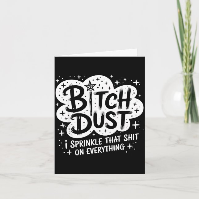 Dust I Sprinkle That On Everything Halloween  Kort (Framsida)